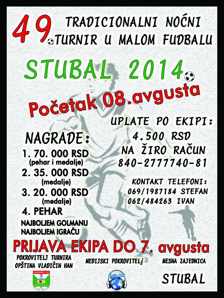 Nocni turnir u malom fudbalu - Stubal