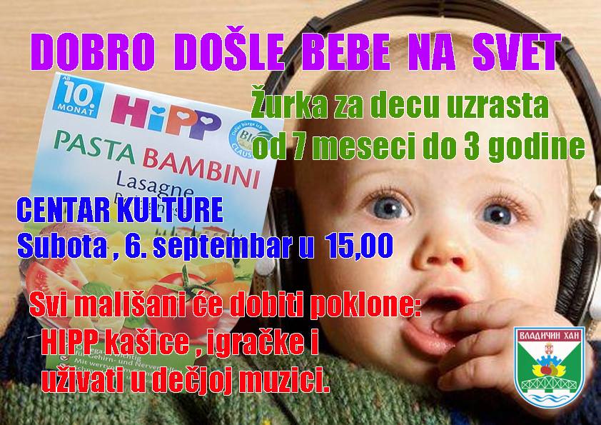 DOBRO DOŠLE BEBE NA SVET